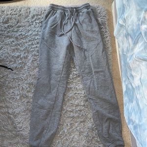 Gray sweats